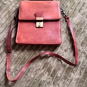 Tan Leather Crossbody Bag